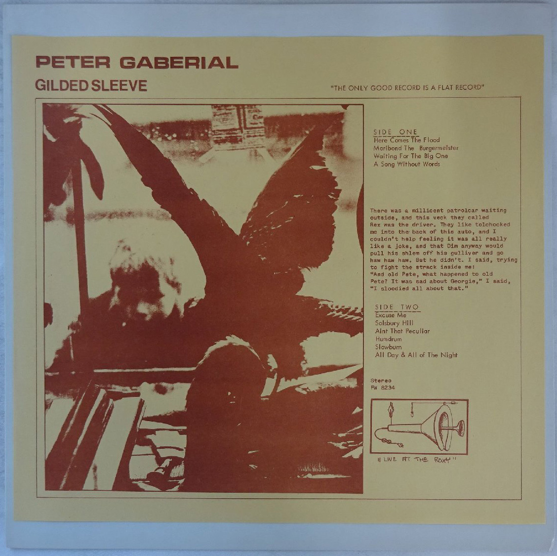 PETER GABRIEL // GILDED SLEEVE