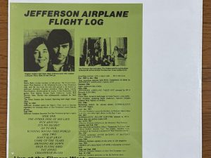 JEFFERSON AIRPLANE // FLIGHT LOG