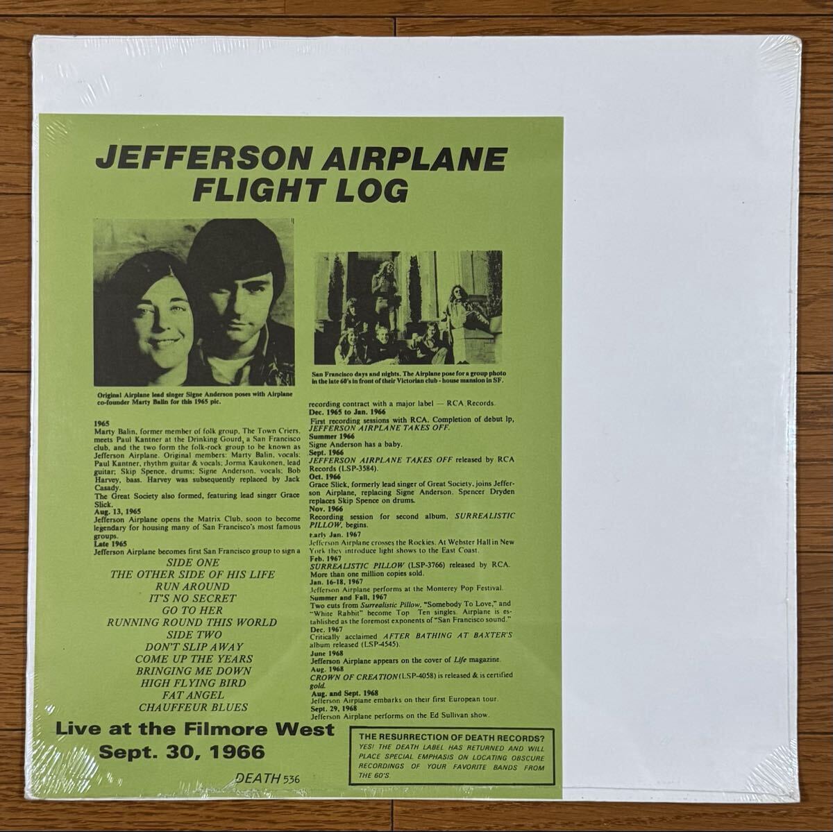 JEFFERSON AIRPLANE // FLIGHT LOG